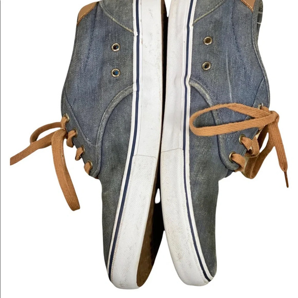 Vans Chambray Chima Ferguson Washed Out Low Top Sneakers - Picture 14 of 16